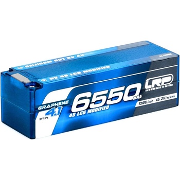 LRP Electronic HV LCG Modified GRAPHENE-4.1 6550mAh Hardcase Akku 15.2V LiPo 120C/60C
