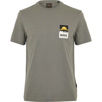 Boss Мъжка блуза с яка Boss Boss Te Plain 10276582 01 Polo Shirt Mens - Open Grey