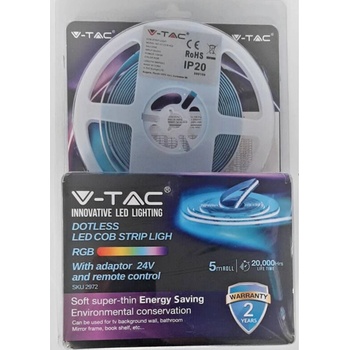 Image 1 of V-TAC led Лента Сет 422 cob ip20 rgb 13w dc24v /2880 + 3625 + 3272/ - 2972 (2972)