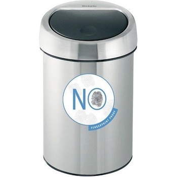 Brabantia Кошче за отпадъци Touch Bin матова стомана FPP 3 л (378645)