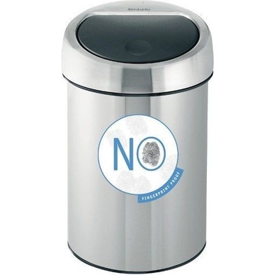 Brabantia Кошче за отпадъци Touch Bin матова стомана FPP 3 л (378645)
