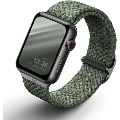 UNIQ UNIQ Aspen каишка за Apple Watch 40/38mm Braided, кипърско зелено (Uni000391-0)