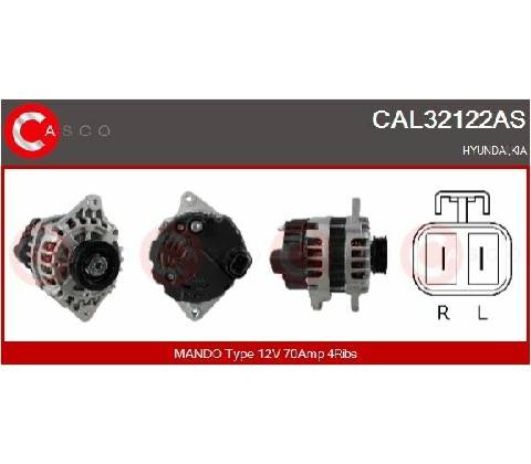 generátor CASCO CAL32122AS