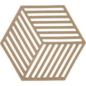Zone Denmark Подложка за горещи съдове Hexagon тъмнобежова (24347)
