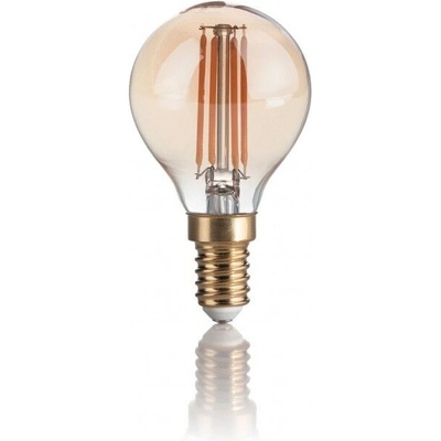 Lampadina VINTAGE LED filamentová žárovka E14 P45 4W 300lm 2200K nestmívatelná, jantarová