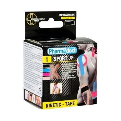 Pharmadoct Sport Kinetic-tape elastická tejpovacia páska telová 5 cm x 5 m