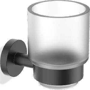 Decor Walther Чаша за четки за зъби Basic стенна черен мат (0530960)