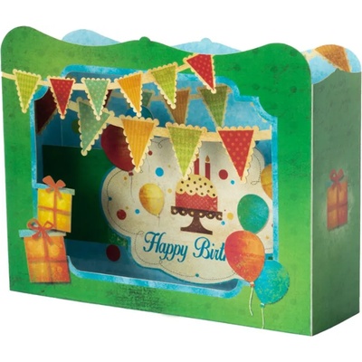 Картичка Gespaensterwald 3D - Happy Birthday Party (451)