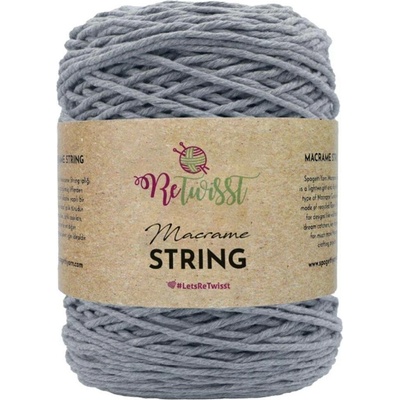 ReTwisst Macrame String 3 mm 06 šedá