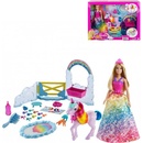 Bábiky Barbie Barbie Princezná a dúhový jednorožec herný set