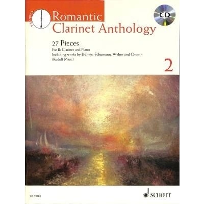 Romantic Clarinet Anthology 2 + CD 27 romantických skladeb pro klarinet a klavír