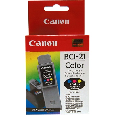 Canon ГЛАВА ЗА CANON S100/BJC 2000/4000/5000 series/MultiPASS C20/30/50/70 - BCI21C (BCI-21C) - Color - BCI-21C - PN 0955A004 (0955A004)