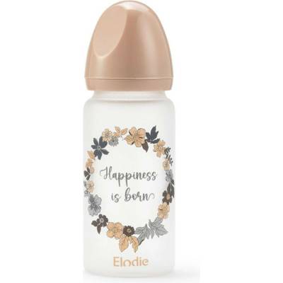 Elodie Details Skleněná kojenecká láhev Elodie Details Blue Garden 270 ml