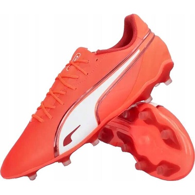 Puma King Match FG/AG červená/bílá