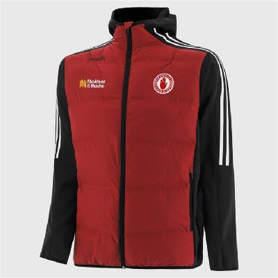 ONeills Яке ONeills Tyrone Hydra Padded Hooded Jacket Senior - RED/BLK/WHI