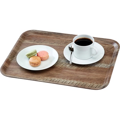 Cambro Podnos MADEIRA tmavý dub 36x46cm