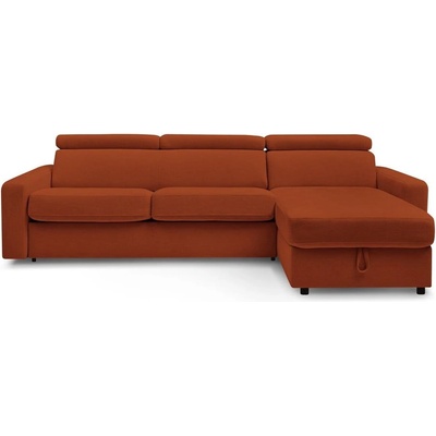 Bobochic Разтегателен ъглов диван в тухлен цвят (променлив) Monaco - Bobochic Paris (WT-LUZZ-NRPU-W_1 P1242 N.CZ)