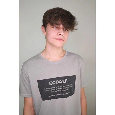 Ecoalf Natal Label T-Shirt Man dark khaki
