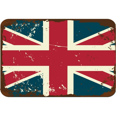 Ceduľa vlajka Veľká Británia
