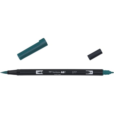 Tombow Маркер Tombow ABT Dual Brush 277 тъмно зелен (ABT-277)