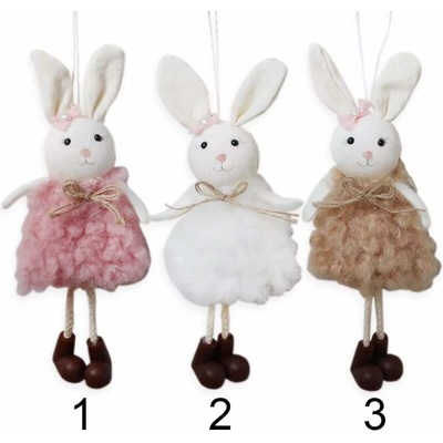 Lepaso Zajíc závěs textil 18,5cm mix