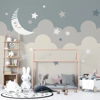 Image 1 of Art gift Детски фототапет - Лунна Приказка