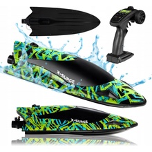 Overmax X-Surge RC Motorový člun RTS zelený 35 km/h 1:10