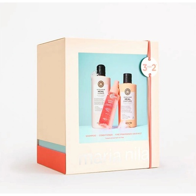 Maria Nila Holiday Box Head & Hair Heal 2025 šampon 350 ml + kondicionér 300 ml + vůně do vlasů 100 ml dárková sada