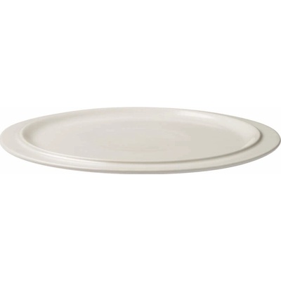 Bolia Servírovací talíř Edge Serving Plate 35 cm ecru stoneware
