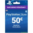 PlayStation Store predplatená karta 50 € SK