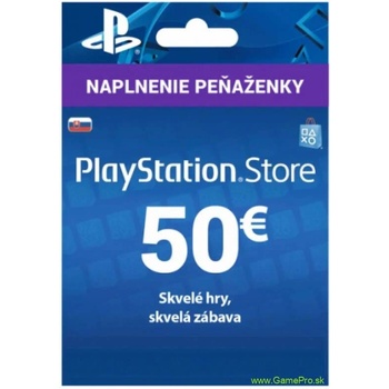 PlayStation Store predplatená karta 50 € SK