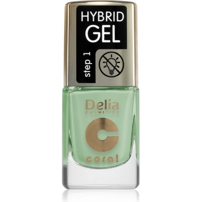 Delia Cosmetics Coral Nail Enamel Hybrid Gel гел лак за нокти цвят 138 11ml