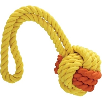 Hip Hop Kombinovaný Monty loptu prírodná guma a bavlna s pútkom 24 cm