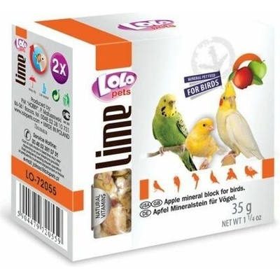 Lolo Pets Lime minerální kámen jablko 35 g