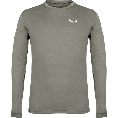 Salewa Мъжка блуза с дълъг ръкав Salewa Puez Melange Dry L/S Tee Sport shirt - Faded Green Melange - размер XXL (016-5111-1515)