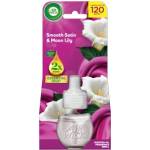 Air Wick Пълнител за електрически освежител за въздух Air Wick Essential Oils Soft Satin and Moon Lily 19 мл