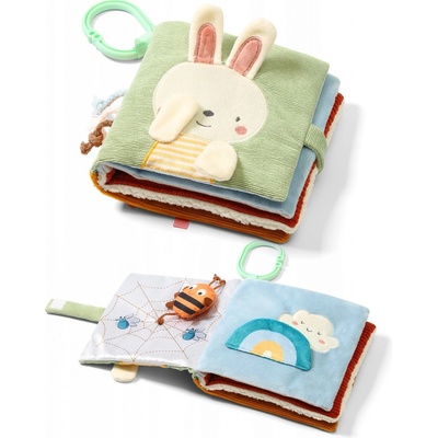 BabyOno senzorická knížka Králíček nature 14 x 14 cm – Sleviste.cz