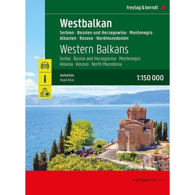 Západní Balkán 1:150 000 / autoatlas – Zbozi.Blesk.cz
