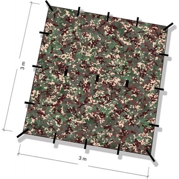 DD Hammocks Tarp 300 x 300 cm Multicam