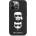 KARL LAGERFELD Гръб Karl Lagerfeld PU Saffiano Karl and Choupette Heads Case за iPhone 13 Pro Max - Черен