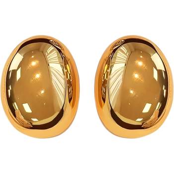 HARAHU Обеци Retro Oval - Златна KP29333 (29333)