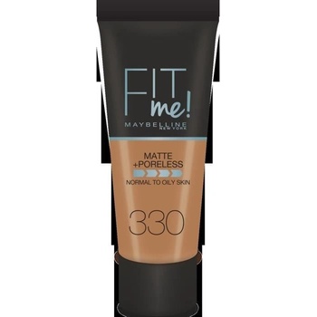Maybelline Fit Me! Matte+Poreless zmatňujúci make-up pre normálnu až mastnú pleť 330 30 ml