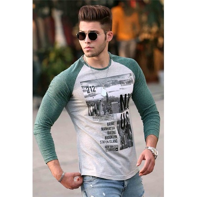 Madmext Мъжки суитчър 1543 - Зелен 286933 (286933_Зелен)