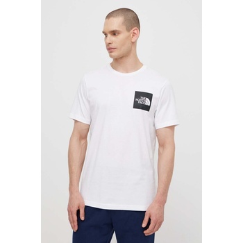 The North Face Памучна тениска The North Face M S/S Fine Tee в бяло с принт NF0A87NDFN41 (NF0A87NDFN41)