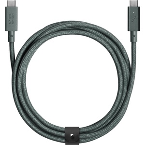 Native Union Belt Cable USB-C to USB-C-Pro 240W 2, 4m - Slate Green (BELT-PRO2-GRN-NP)