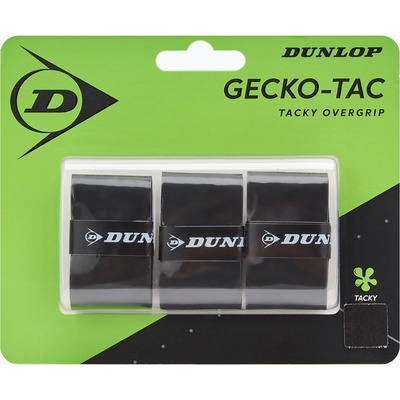 Dunlop Грип за скуош ракета Dunlop Gecko-Tac Overgrip 3 бр. black