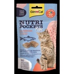 GimCat Nutri Pockets Fish Хрупкави джобчета със сьомга 60gr