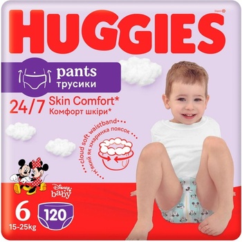 HUGGIES Pants Jumbo 6 15-25 kg 120 ks