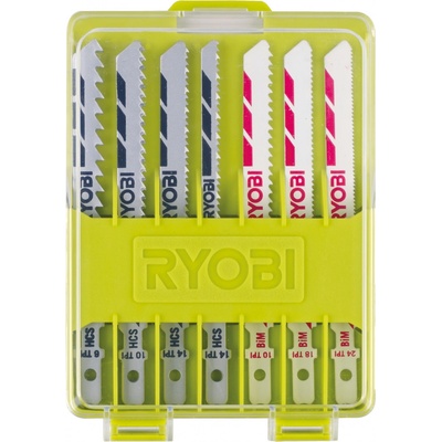 RYOBI Sada pilových plátku na dřevo a plasty RAK10JSB