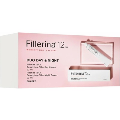 Fillerina Densifying Filler Grade 5 noční krém proti vráskám 50 ml + Fillerina Densifying Filler Grade 5 denní krém proti vráskám 50 ml kosmetická sada